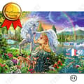Miniatyrbild 1 av 4: TD® Gör-det-själv-målning efter siffror Princess Fairy Canvastryck Tavla Väggkonstbild För Vardagsrum-40x50cm-Oinramad - Stil 85