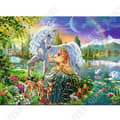 Miniatyrbild 2 av 4: TD® målning Canvastryck Oinramad Fairy Princess Väggkonst-40x50cm