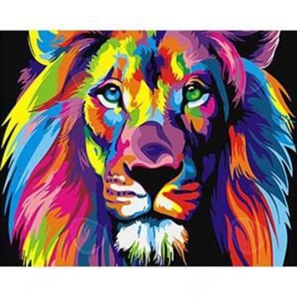 Digital gör-det-själv olja på duk TD® 40x50 cm Line utan ram Tryckt på duk Lämplig för väggkonst i vardagsrummet