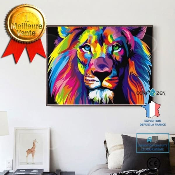 Digital gör-det-själv olja på duk TD® 40x50 cm Line utan ram Tryckt på duk Lämplig för väggkonst i vardagsrummet