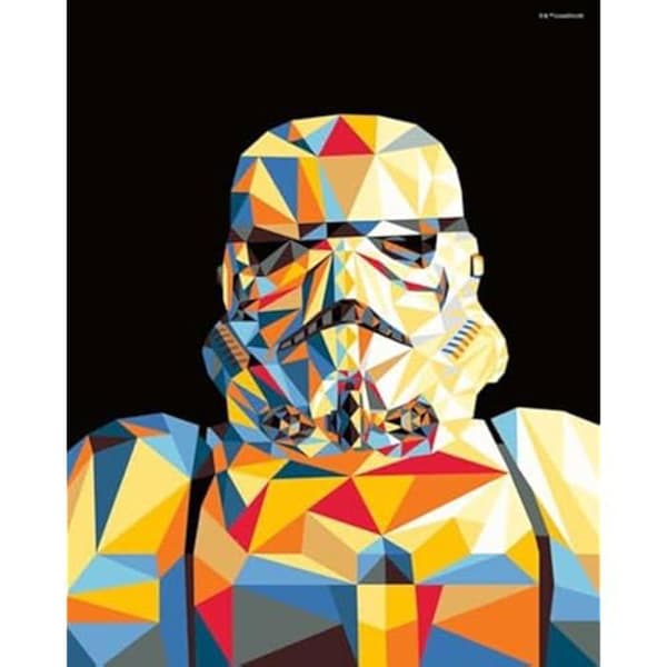 Målarset med nummer - RAVENSBURGER - Star Wars Stormtrooper - 24 x 30 cm - Från 12 år - Både för pojkar och flickor