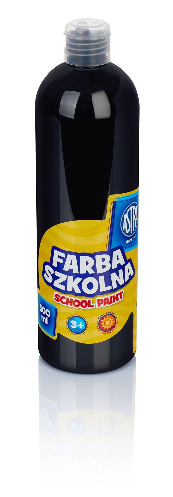 Plakatmaling sort Astra 500 ml