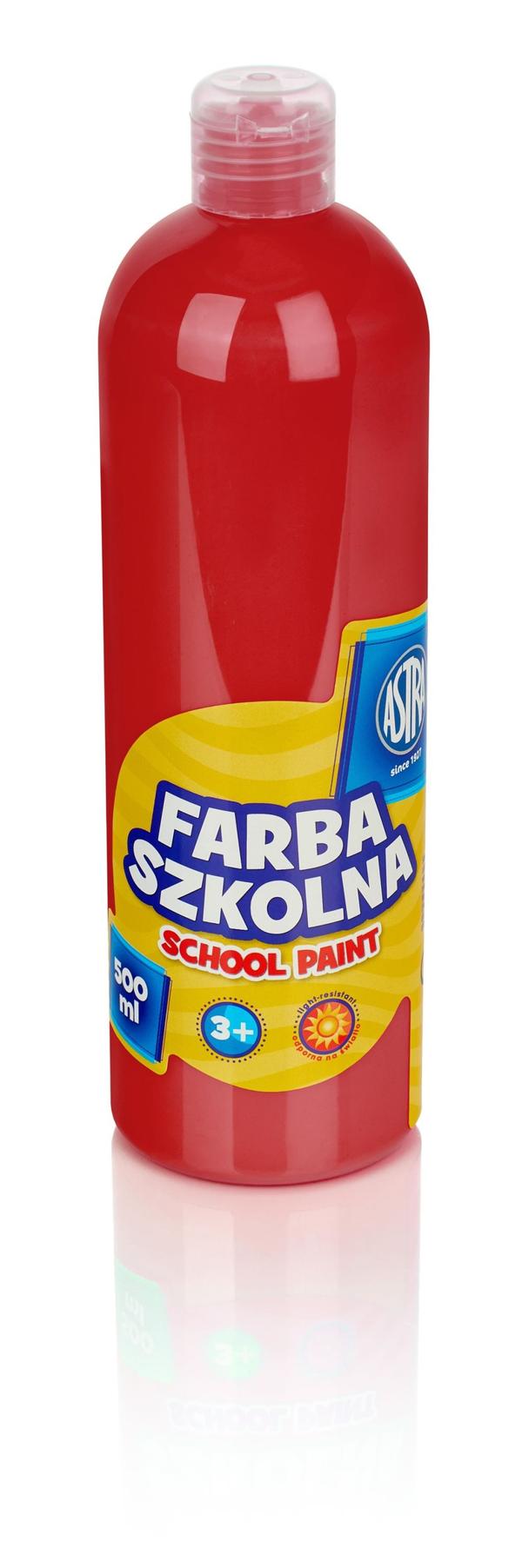 Posterfärg röd Astra 500 ml