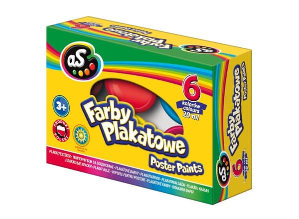 Plakat maler 6 farver 20 ml Astra As