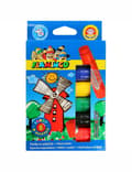 Miniatyrbillede 1 af 2: Plakatmaling i twist-up sticks 6 farver x 10g Flamingo 311252