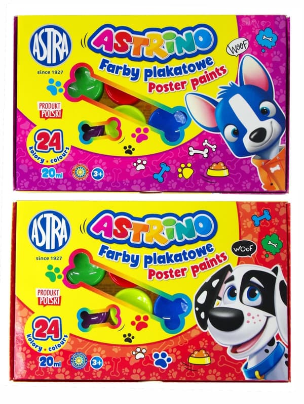 Poster målar 24 färger - 20ml Astrino