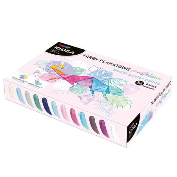 Pastelplakat maler 24 farver KIDEA