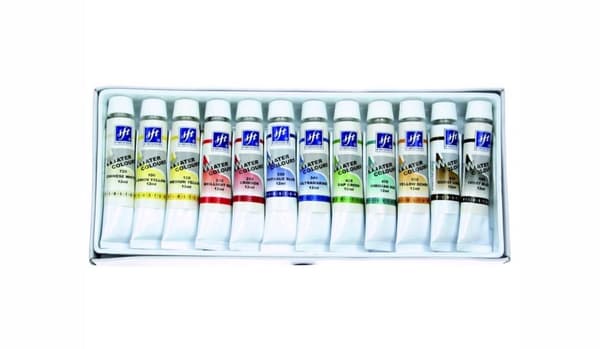 Ensimmäiset vesivärimaalit putkissa 12 ml 12 väriä Titanum