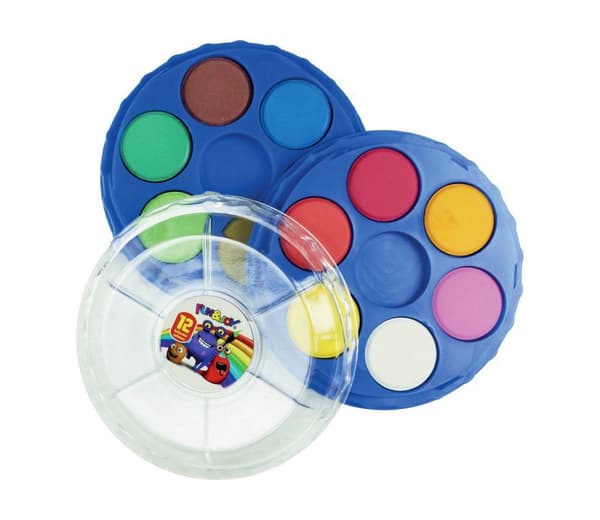 Akvarel maling 12 farver 21mm Fun&Joy 337849