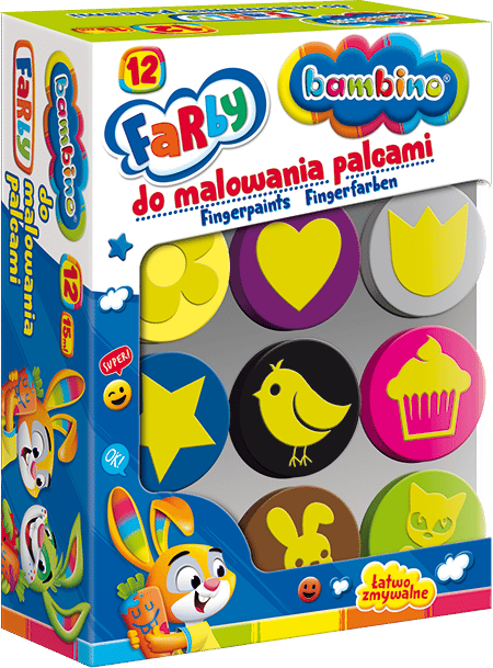Bambino fingermaler 12 farver