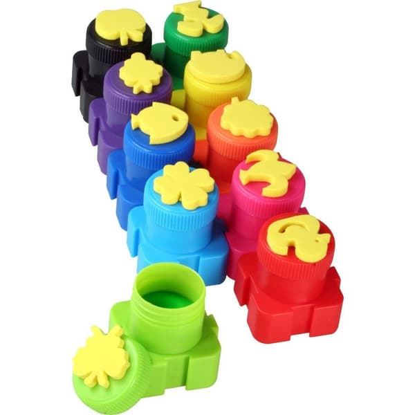 Fingerfärger 10 färger Titanum