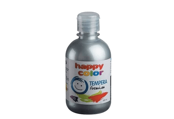 Tempera maling 300ml Happy Color Sølv nr.7344