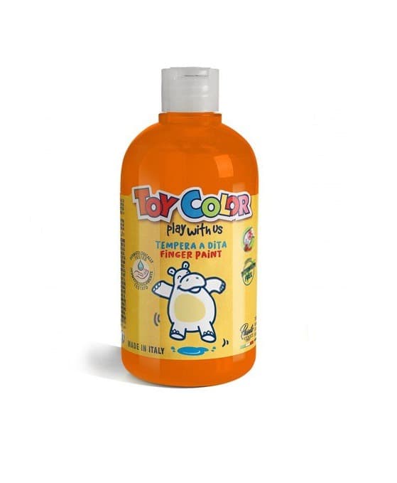 Legetøjsfarve Fingermaling 500ml Orange