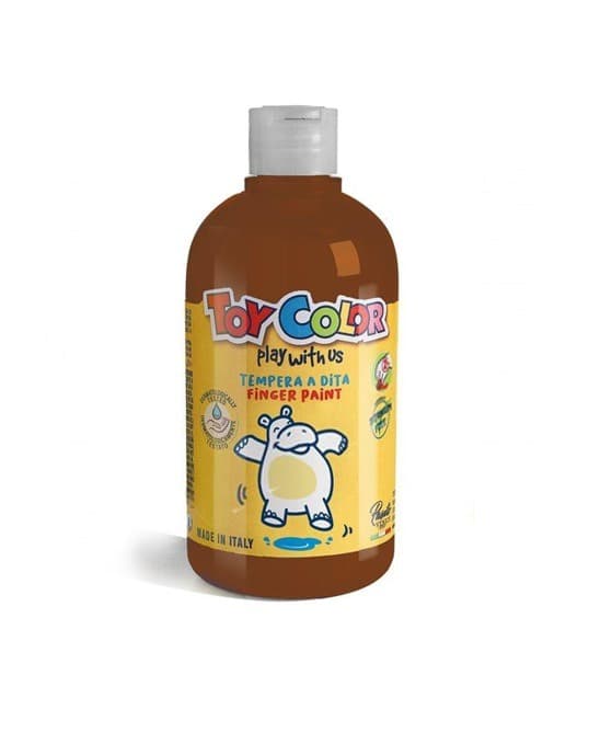 Toy Color Finger Paint 500ml Ruskea