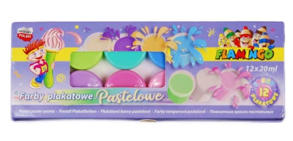 Pastel plakat maling 12k 20ml Flamingo