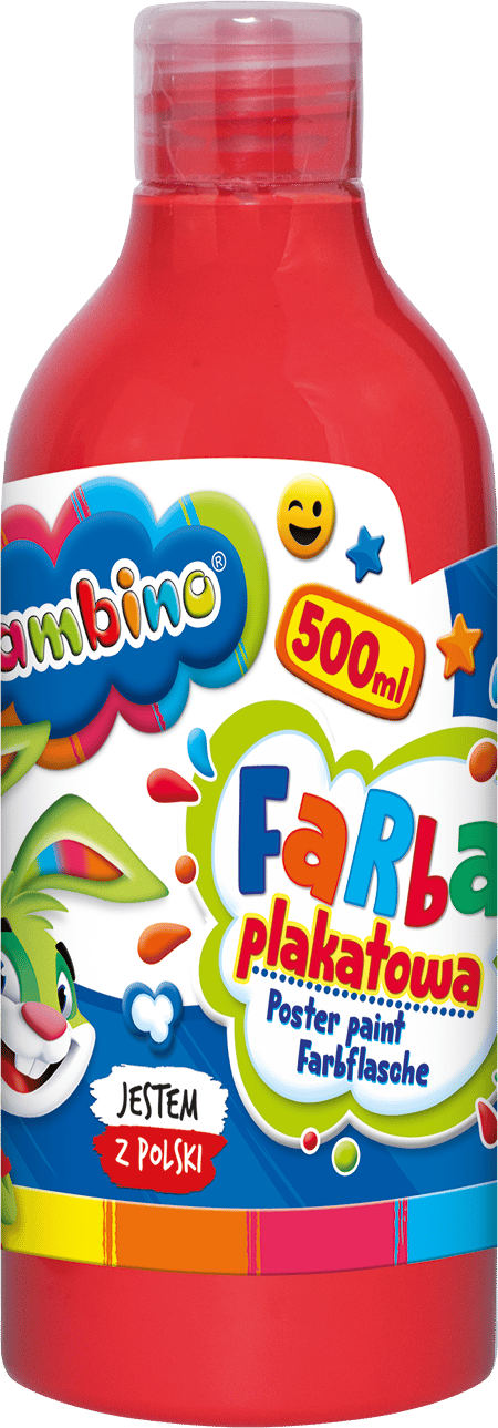 Bambino Poster Paints 500 ml Set med 11 färger