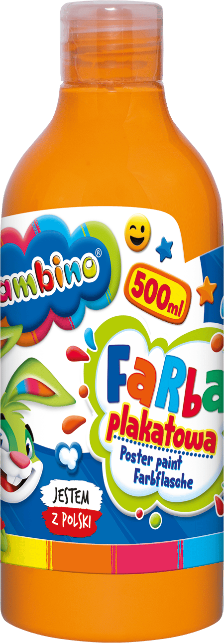 Bambino Poster Paints 500 ml Set med 11 färger