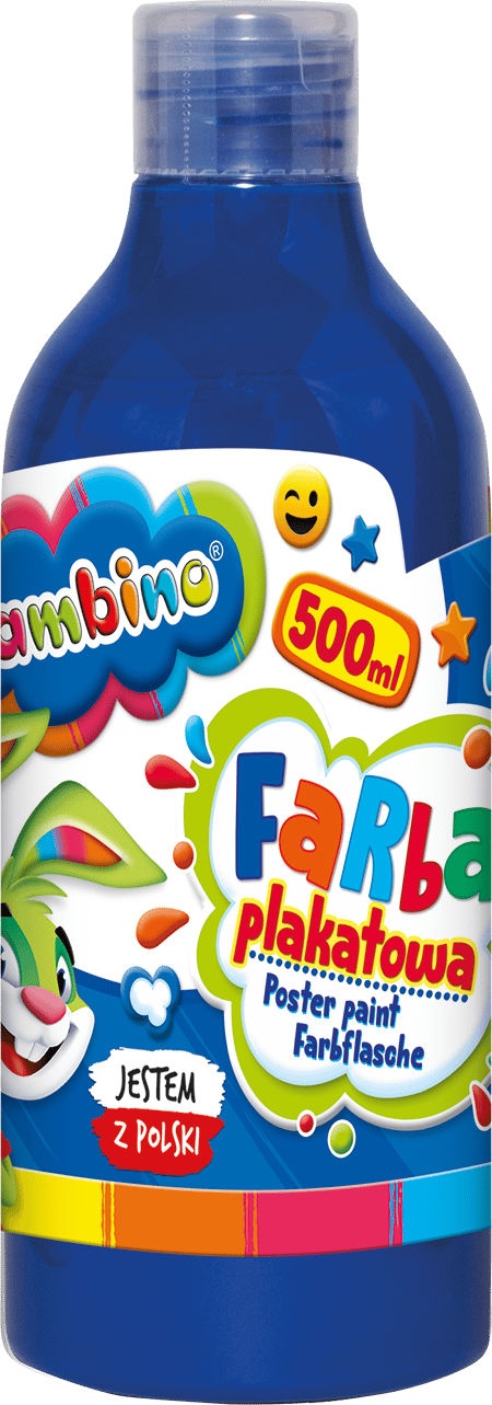 Bambino Poster Paints 500 ml Set med 11 färger