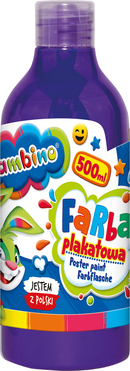 Bambino Poster Paints 500 ml Set med 11 färger