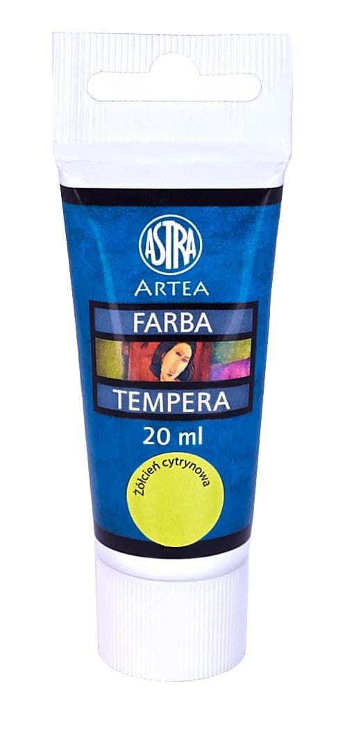 Tempera maling i tuber 12 farver x 20 ml Astra Artea