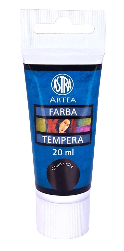Tempera maling i tuber 12 farver x 20 ml Astra Artea