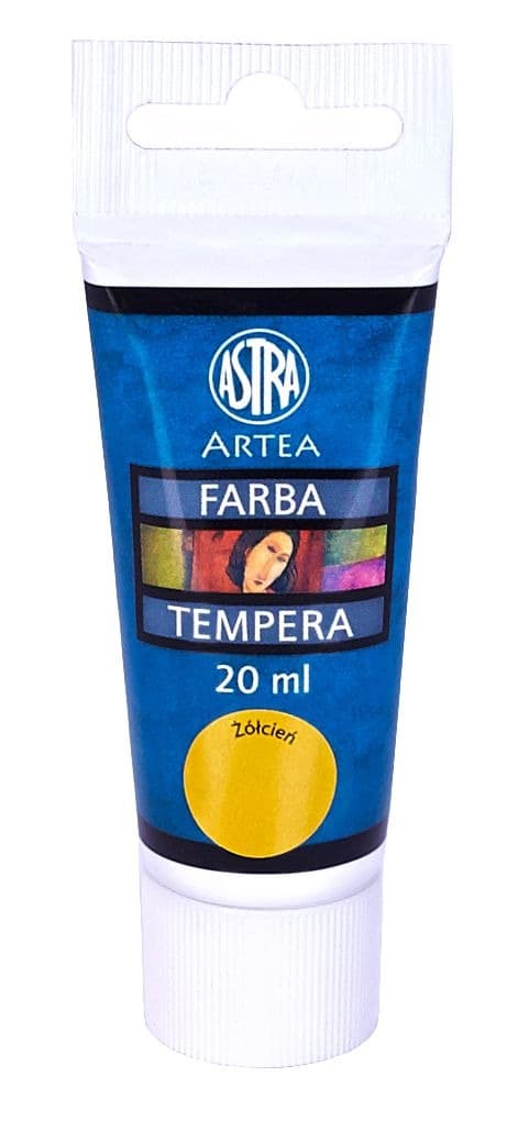 Tempera maling i tuber 6 farver x 20 ml Astra Artea