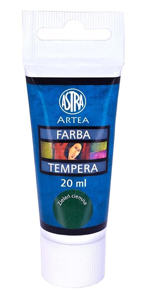 Tempera maling i tuber 6 farver x 20 ml Astra Artea