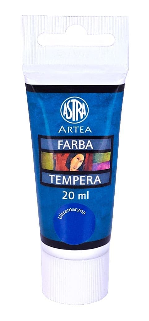 Tempera maling i tuber 6 farver x 20 ml Astra Artea