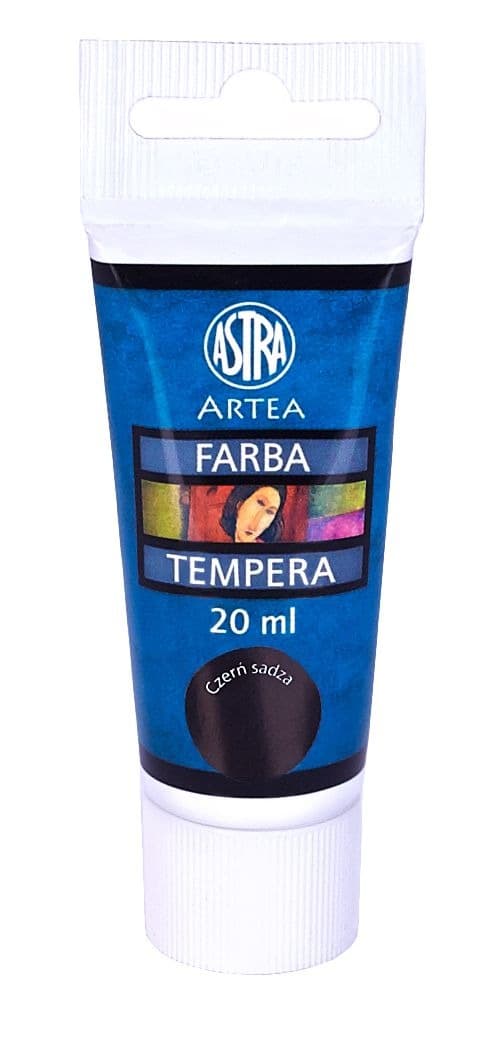 Tempera maling i tuber 6 farver x 20 ml Astra Artea