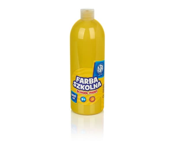 Astra Poster Skolfärg 1000 ml - Gul