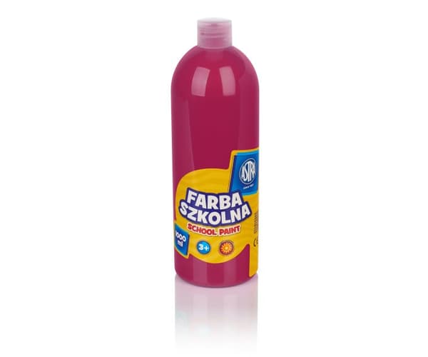 Astra Poster School Paint 1000 ml - Vaaleanpunainen