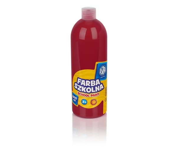 Astra 1000 ml plakatskolemaling - Mørkerød