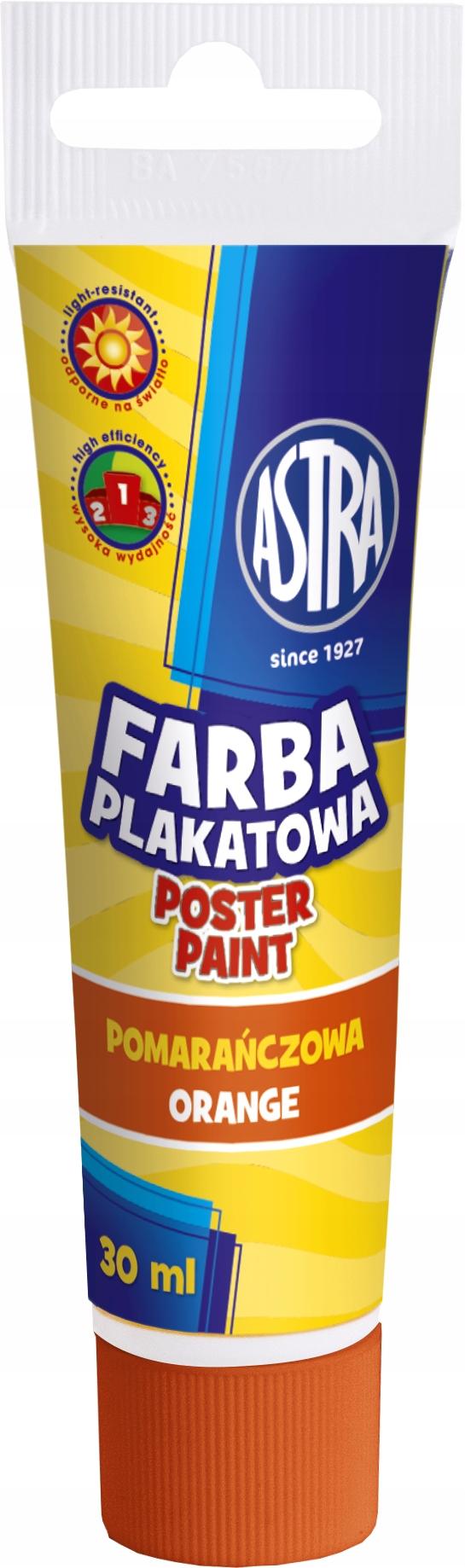 Astra Plakat Paint Tube Orange 30ml AS301107001