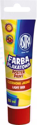 Miniatyrbillede 5 af 11: Astra plakat maling 12 farver Astra 30ml tube AS83110901