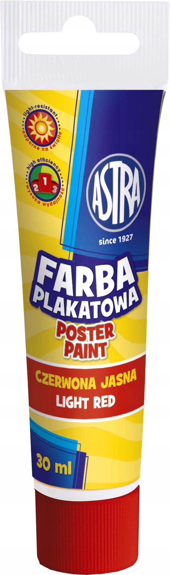 Astra plakat maling 12 farver Astra 30ml tube AS83110901