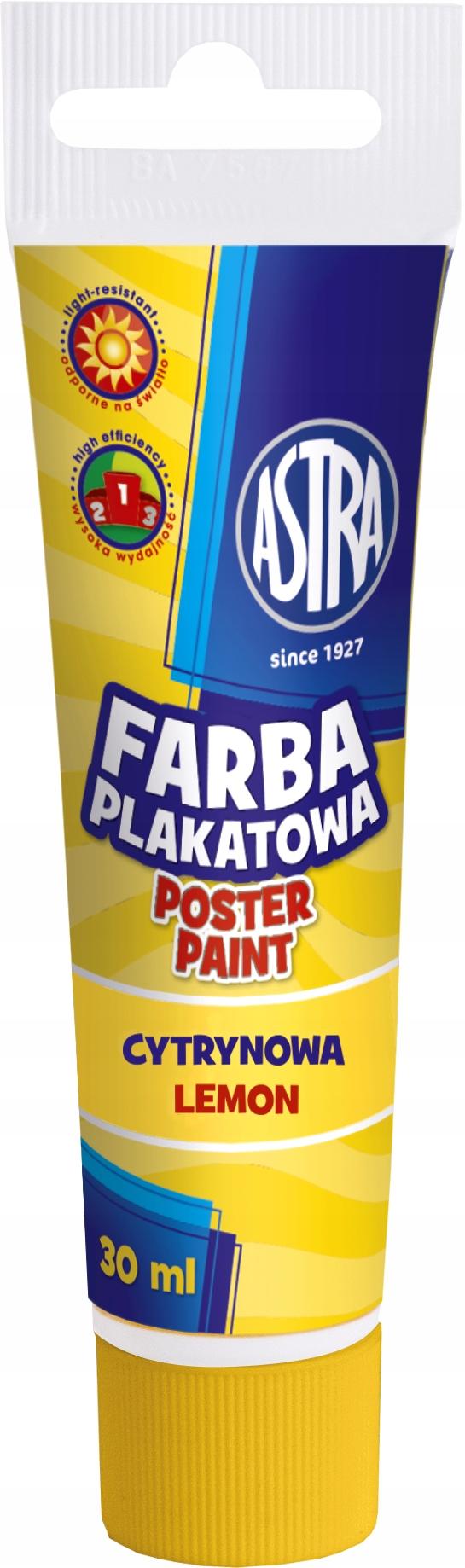 Astra plakat maling 12 farver Astra 30ml tube AS83110901