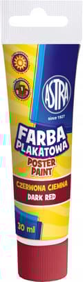 Miniatyrbillede 9 af 11: Astra plakat maling 12 farver Astra 30ml tube AS83110901
