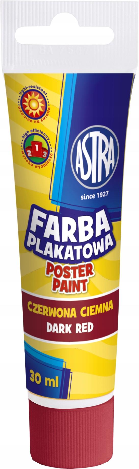 Astra plakat maling 12 farver Astra 30ml tube AS83110901