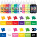 Miniatyrbillede 3 af 4: Farvede glasmalinger 22ml x 13 Farver Amos GD22P13