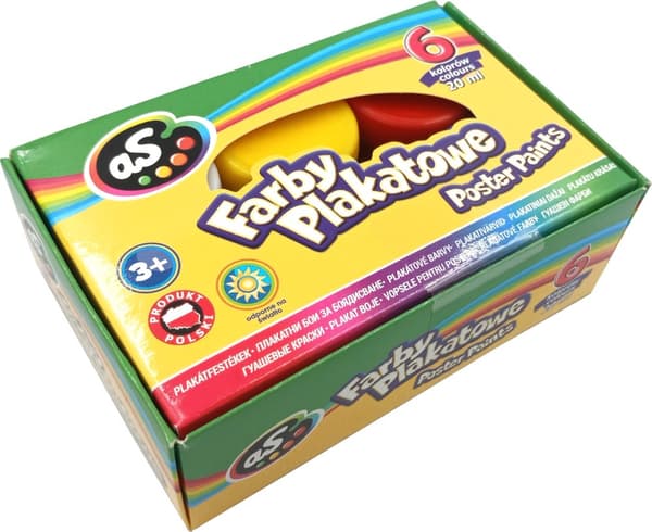 Poster Paints AS Astra 6 Colors 20ml AS301219001