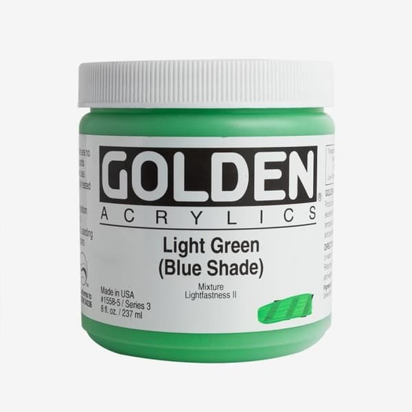Golden : Tungstungt Akrylfärg : 236ml : Ljusgrönblå Nyans