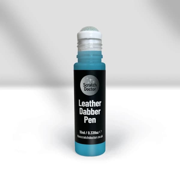 LIGHT BLUE Leather Dabber 10ml for bags, shoes, purses, car seats, furniture etc