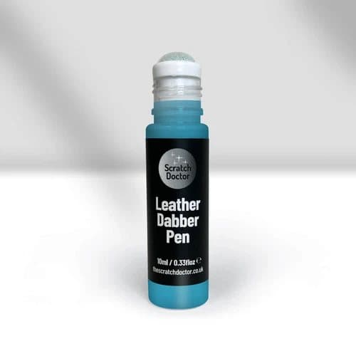 LIGHT BLUE Leather Dabber 10ml for bags, shoes, purses, car seats, furniture etc