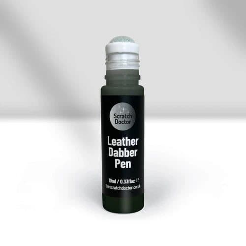 DARK GREEN Leather Dabber 10ml for bags, shoes, purses, car seats, furniture etc