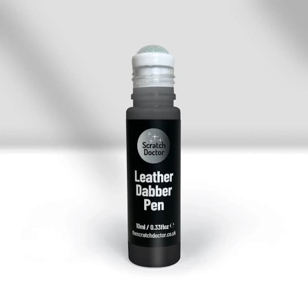 DARK GREY Leather Dabber 10ml for bags, shoes, purses, car seats, furniture etc
