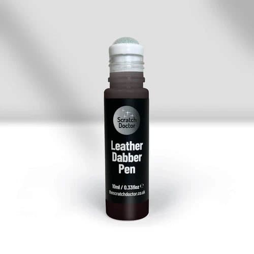 MEDIUM BROWN Leather Dabber 10ml for bags, shoes, purses car seats furniture etc