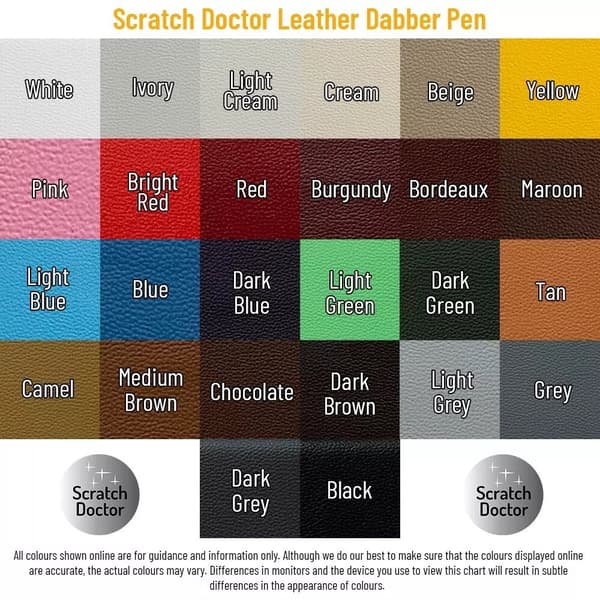 DARK BLUE Leather Dabber 10ml for bags, shoes, purses, car seats, furniture etc