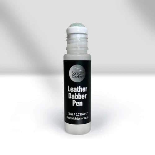 WHITE Leather Dabber 10ml for bags, shoes, purses, car seats, furniture etc