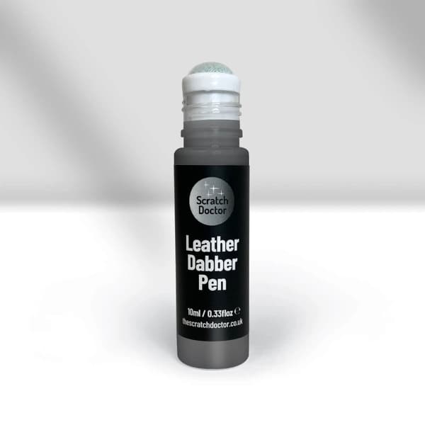 GREY Leather Dabber 10ml for bags, shoes, purses, car seats, furniture etc