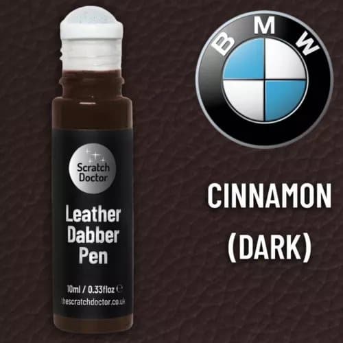 Leather Paint Dabber for BMW CINNAMON DARK Repair scratches, scuffs, small marks